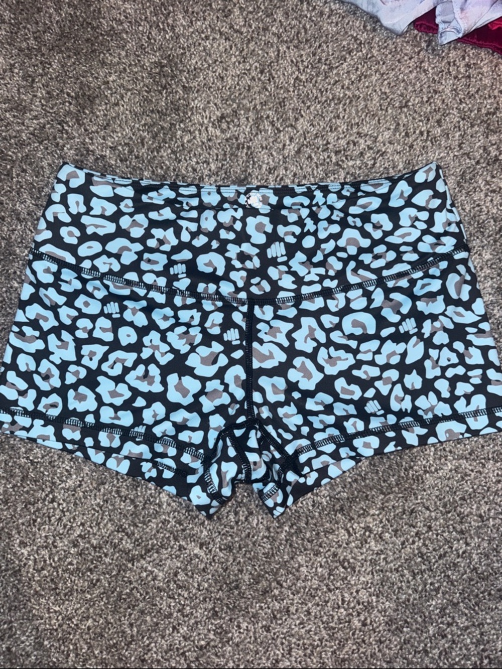 Feed Me Fight Me Animal Print Spandex Shorts